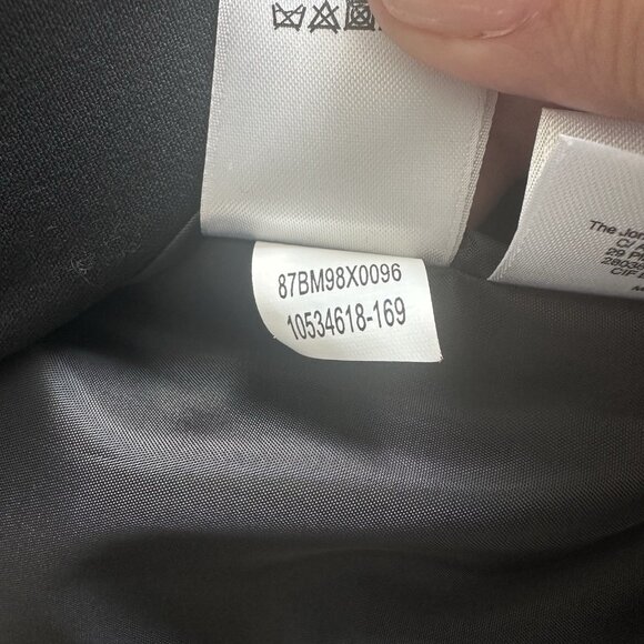 Nine West Womens Two-Button Blazer Sz 4 Black Dark Acedemia Preppy Office Siren - Picture 8 of 12
